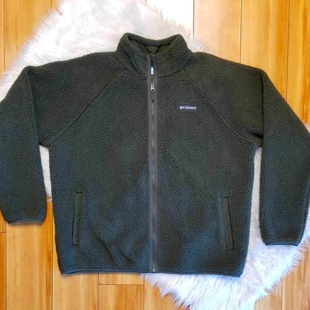 Mens Columbia Fleece Zip Up